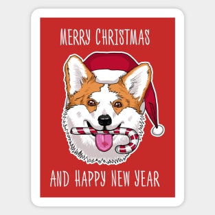 Merry Xmas for Corgi lovers Sticker